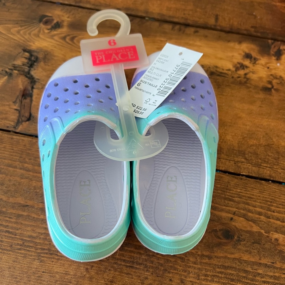 Girls Perforated Water Sneakers - Multi